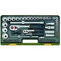 Steckschl�sselsatz mit Kn�ppelratschen 1/4"" und 1/2"", 65-tlg.