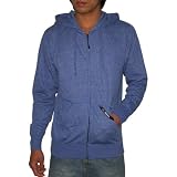 Billabong Mens Warm Zip-Up Surf & Skate Hoodie Sweatshirt Jacket - Blue