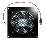Coolerguys PRO-Metal Series Single 120mm USB powered Cooling Kit Cabcool1201-M-USB