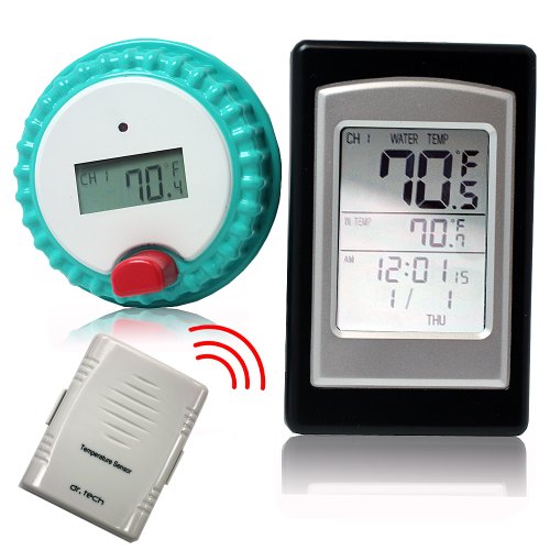 Digital Wireless Pool Thermometer with Temperature Sensor (887015996890