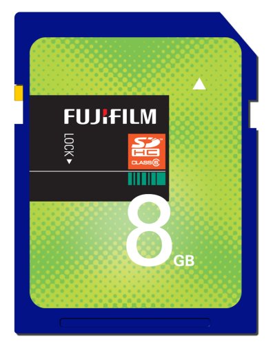 Fujifilm 8 GB Secure Digital High Capacity (SDHC) Class 6 Flash Memory Card