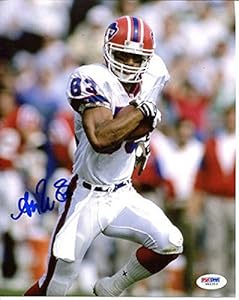 Andre Reed Signed Photo - 8x10 #w84353 - PSA/DNA Certified - Autographed NFL Photos