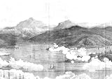 PANORAMIC VIEW SEBASTOPOL 1855 ANTIQUE PRINT