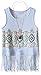 Beautees Girls' Sleeveless Aztec Tank and Necklace