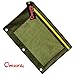 OMURA Zippered PENCIL POUCH ASSORTED COLOR w/ Mesh Windows & Standard 3-Ring Binder, PACK OF 6
