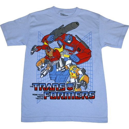  Transformers Autobots Grid Plane Mens T-Shirt