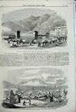 1859 WAR PORT LAKE COMO CITY QUITO CONVENT SAN JUAN