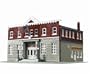 Life-Like Trains  N Scale Building Kit - 5th Precinct Police Station