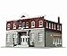 Life-Like Trains  N Scale Building Kit - 5th Precinct Police Station