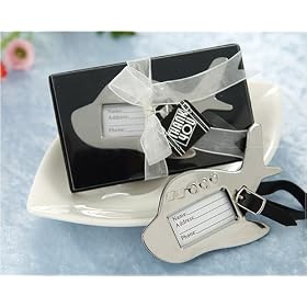 Buy Airplane Luggage Tag in Gift Box with suitecase tag - Wedding Favors