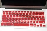 iSkin® RED Keyboard Silicone Cover Skin for Macbook / Macbook Pro 13" 15" 17" Aluminum Unibody