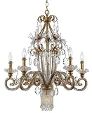 Aristocrat Collection Six Light Crystal Chandelier