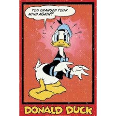Empire 19967 Donald Duck Disney - Changed your mind again? Poster - 61 x 91.5 cm