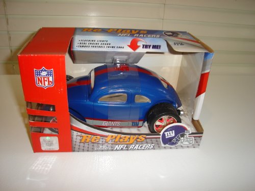 RARE Re-Plays NFL Racers New York Giants Light and Sound Car