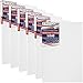 U.S. Art Supply 9 x 12 inch Stretched Canvas 12-Ounce Triple Primed, 6-Pack - Professional Artist Quality White Blank 3/4