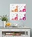 Zinnia 4 Piece Calendar Decal Set