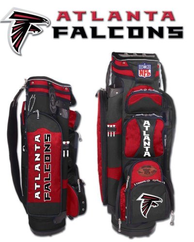 Buy Atlanta Falcons Wilson NFL Impact Golf Cart Bag NFL Football - Fan Shop Golfing Merchandise by Forefront Golf