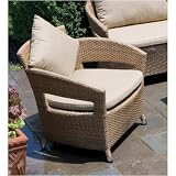 Loggia Wicker Lounge Chair With Cushion