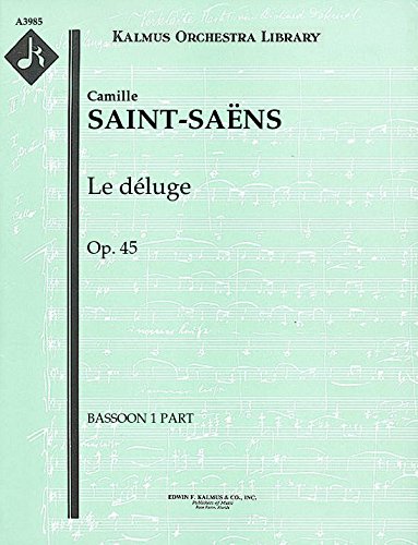 Le déluge, Op.45: Bassoon 1 part (Qty 2) [A3985]