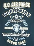 7.62 Design - U.S. Air Force Overseas Worldwide T Blue T-shirt M Military