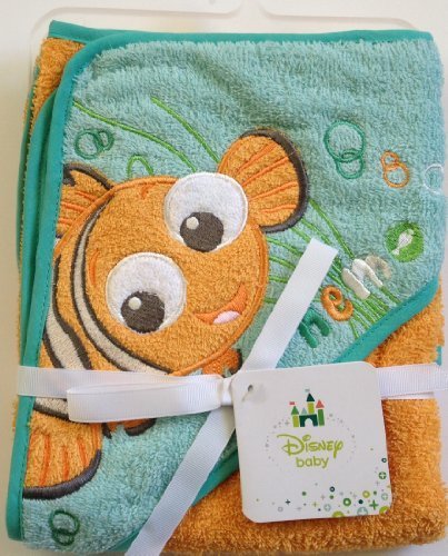 Disney Finding NEMO Baby Hooded Hoodie Bath Towel 26 in x 30 in