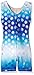 Danskin Big Girls' Gymnastics Unitard, Ombre Blue Ice, Medium (8/10)