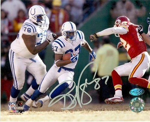 Reggie Wayne autographed 8x10 Photo (Indianapolis Colts) Horizontal