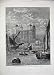1883 TOWER LONDON WHITE BUILDINGS SHIPS BOAT FINE ART