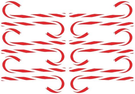 Wall Hugs Candy Cane Christmas Wall Decal