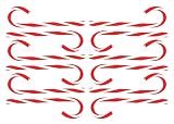 Wall Hugs Candy Cane Christmas Wall Decal