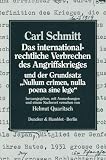 Produkt-Bild: Das internationalrechtliche Verbrechen des Angriffskrieges und der Grundsatz "Nullum crimen, nulla poena sine lege"
