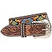 Twisted X Menâ€™s Red Floral Beaded Belt (38)