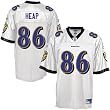 Reebok Batlimore Ravens Todd Heap Replica White Jersey