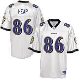 Reebok Batlimore Ravens Todd Heap Replica White Jersey