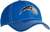NBA Men's Orlando Magic Structured Flex Hat - Tn67Z, Small/Medium , Team Color , Bright Blue & Silver