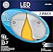 GE Lighting 21900 Energy-Smart LED 10.5-watt, 800-Lumen A19 Bulb with Medium Base, Soft White, 2-Pack