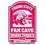 NCAA Fresno State Bulldogs 11-by-17 Wood Sign Traditional Look