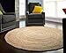 Anji Mountain Round Kerala Jute Area Rug, Natural, 6-Feet Diameter