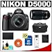 Nikon D5000 Digital SLR Camera w/ 18-55mm VR Lens + Nikon 70-300mm VR Lens + 16GB Memory Card + Spare EN-EL9 Battery + Case + Cameta Bonus Accessory Kit