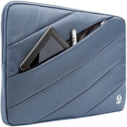 VanGoddy Jam Series Bubble Padded Striped Sleeve for Asus X501, X502, X54, X55, X550, X551, X552, X553, X555 Series 15.6-inch Laptops (Blue) + USB Mouse + 4GB Thumbdrive + 3 Port USB Hub