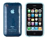 Flexible Circles Case for Apple iPhone 3G / 3GS - Blue