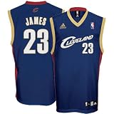 LeBron James Jersey: adidas Navy Replica #23 Cleveland Cavaliers Jersey