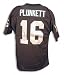 Jim Plunkett Autographed/Hand Signed Custom Black Jersey