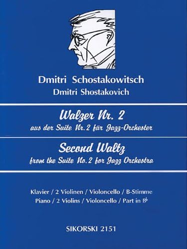 Second Waltz (from Jazz Suite No. 2): Violin, Cello, Clarinet