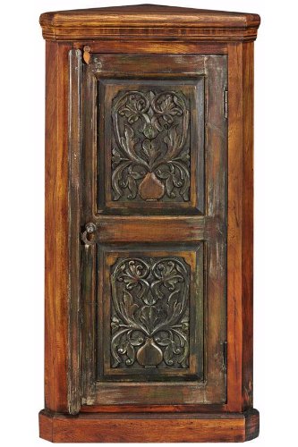 Kingwood Corner Cabinet, 48"Hx24"W, NATURAL