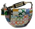 AUTHENTIC COACH HAMPTONS PATCHWORK SMALL HOBO 10441