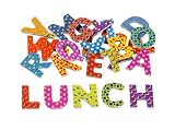 Enlarge toy image: Upper Case Magnetic Letters -  preschool activity for young kids