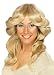 Smiffys 70s Layered Flick (Blonde)