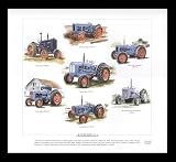 Classic Fordson Tractors Art Print