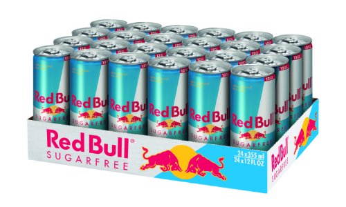 Red Bull Sugar Free, 12-Ounce Cans (Pack of 24)